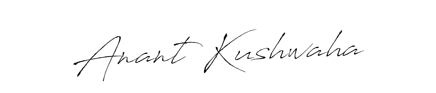 You should practise on your own different ways (Antro_Vectra) to write your name (Anant Kushwaha) in signature. don't let someone else do it for you. Anant Kushwaha signature style 6 images and pictures png