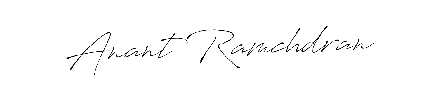 Also You can easily find your signature by using the search form. We will create Anant Ramchdran name handwritten signature images for you free of cost using Antro_Vectra sign style. Anant Ramchdran signature style 6 images and pictures png