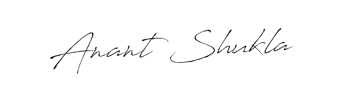 Also we have Anant Shukla name is the best signature style. Create professional handwritten signature collection using Antro_Vectra autograph style. Anant Shukla signature style 6 images and pictures png