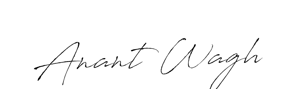 How to make Anant Wagh signature? Antro_Vectra is a professional autograph style. Create handwritten signature for Anant Wagh name. Anant Wagh signature style 6 images and pictures png