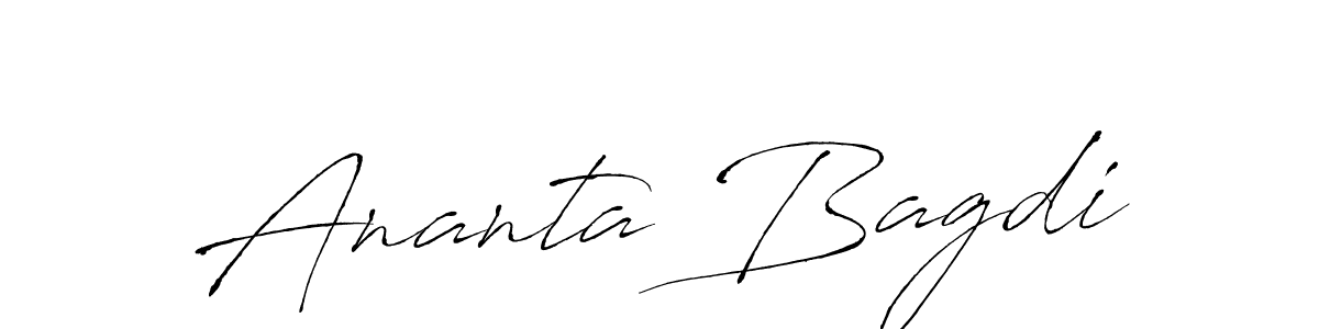 It looks lik you need a new signature style for name Ananta Bagdi. Design unique handwritten (Antro_Vectra) signature with our free signature maker in just a few clicks. Ananta Bagdi signature style 6 images and pictures png