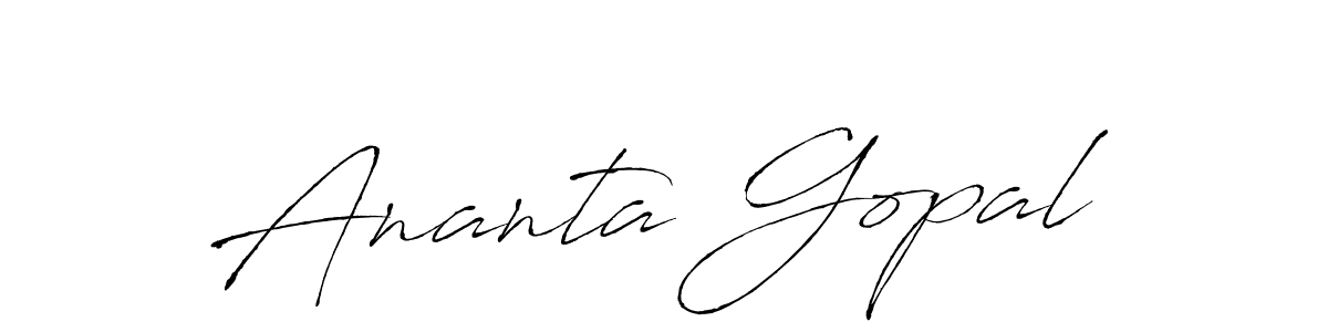 Design your own signature with our free online signature maker. With this signature software, you can create a handwritten (Antro_Vectra) signature for name Ananta Gopal. Ananta Gopal signature style 6 images and pictures png