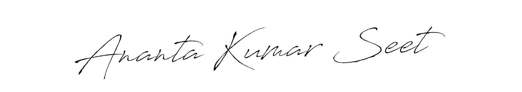 How to Draw Ananta Kumar Seet signature style? Antro_Vectra is a latest design signature styles for name Ananta Kumar Seet. Ananta Kumar Seet signature style 6 images and pictures png