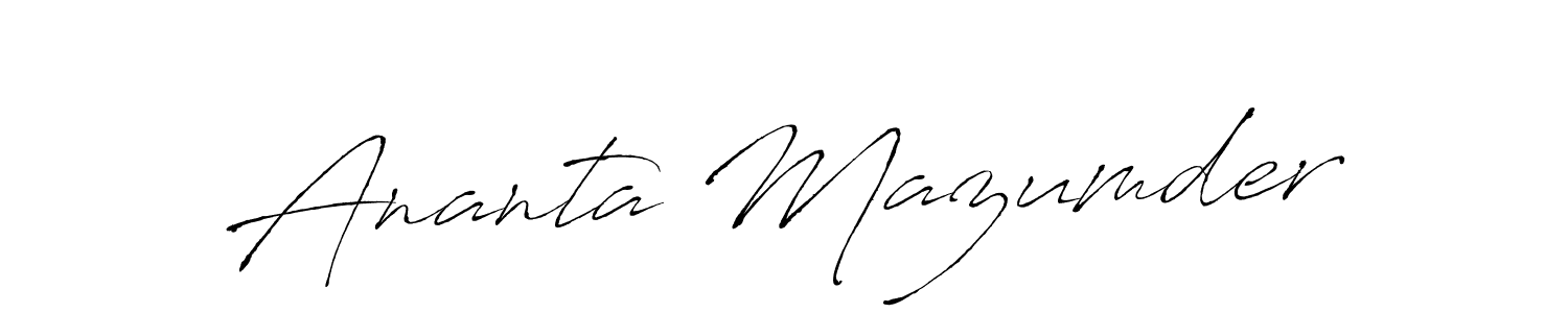 Make a beautiful signature design for name Ananta Mazumder. Use this online signature maker to create a handwritten signature for free. Ananta Mazumder signature style 6 images and pictures png
