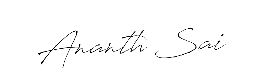Also we have Ananth Sai name is the best signature style. Create professional handwritten signature collection using Antro_Vectra autograph style. Ananth Sai signature style 6 images and pictures png