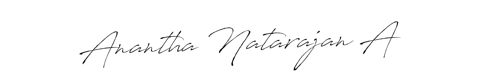 It looks lik you need a new signature style for name Anantha Natarajan A. Design unique handwritten (Antro_Vectra) signature with our free signature maker in just a few clicks. Anantha Natarajan A signature style 6 images and pictures png