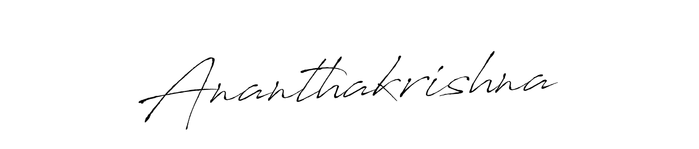 Ananthakrishna stylish signature style. Best Handwritten Sign (Antro_Vectra) for my name. Handwritten Signature Collection Ideas for my name Ananthakrishna. Ananthakrishna signature style 6 images and pictures png