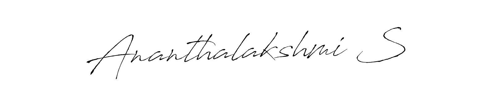 You can use this online signature creator to create a handwritten signature for the name Ananthalakshmi S. This is the best online autograph maker. Ananthalakshmi S signature style 6 images and pictures png