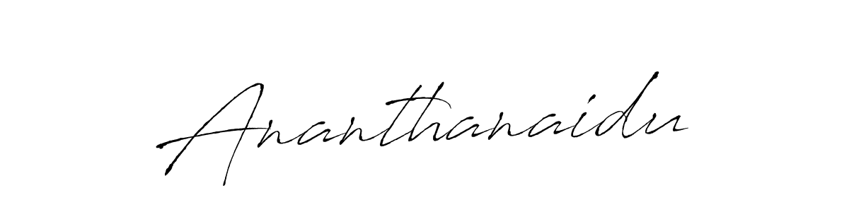 Design your own signature with our free online signature maker. With this signature software, you can create a handwritten (Antro_Vectra) signature for name Ananthanaidu. Ananthanaidu signature style 6 images and pictures png