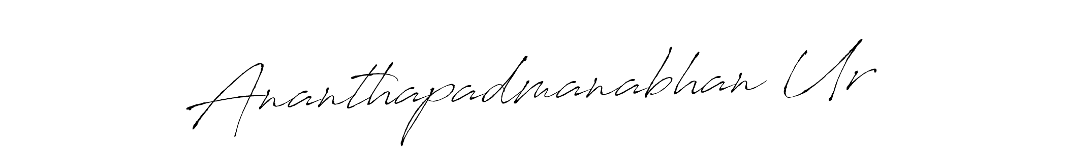 You should practise on your own different ways (Antro_Vectra) to write your name (Ananthapadmanabhan Ur) in signature. don't let someone else do it for you. Ananthapadmanabhan Ur signature style 6 images and pictures png