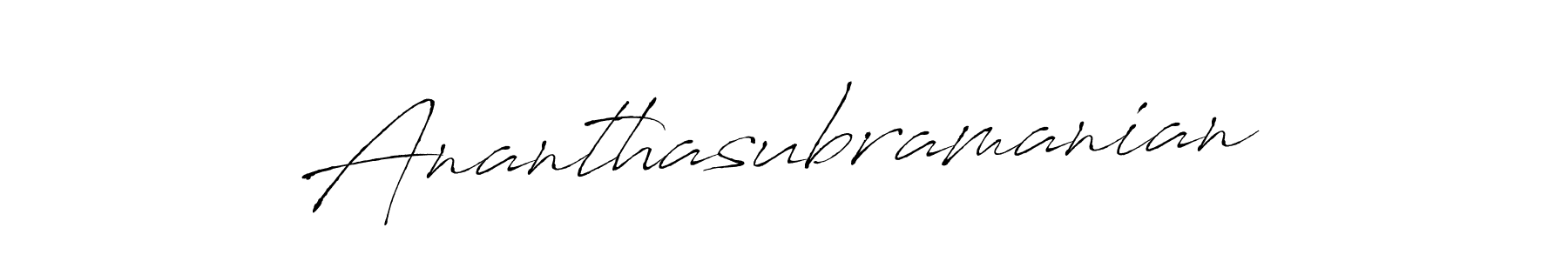 Make a beautiful signature design for name Ananthasubramanian. Use this online signature maker to create a handwritten signature for free. Ananthasubramanian signature style 6 images and pictures png