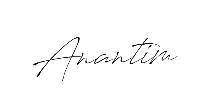 Design your own signature with our free online signature maker. With this signature software, you can create a handwritten (Antro_Vectra) signature for name Anantim. Anantim signature style 6 images and pictures png