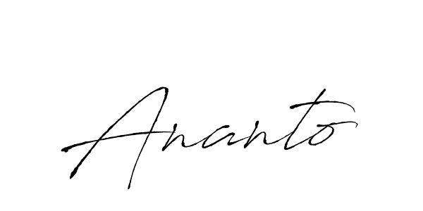 Ananto stylish signature style. Best Handwritten Sign (Antro_Vectra) for my name. Handwritten Signature Collection Ideas for my name Ananto. Ananto signature style 6 images and pictures png