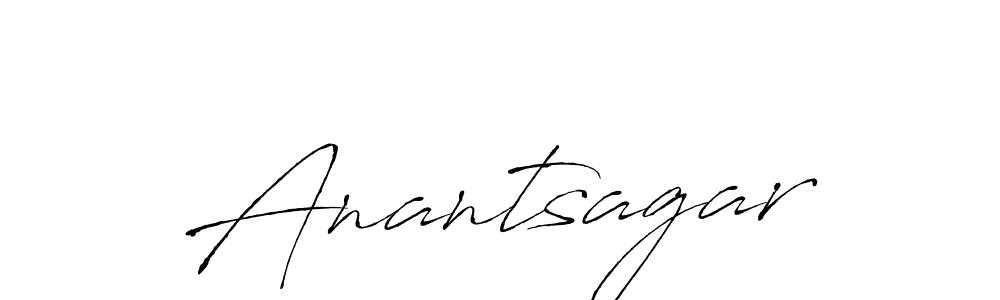 How to make Anantsagar name signature. Use Antro_Vectra style for creating short signs online. This is the latest handwritten sign. Anantsagar signature style 6 images and pictures png