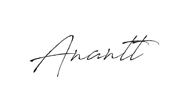 Make a beautiful signature design for name Anantt. With this signature (Antro_Vectra) style, you can create a handwritten signature for free. Anantt signature style 6 images and pictures png