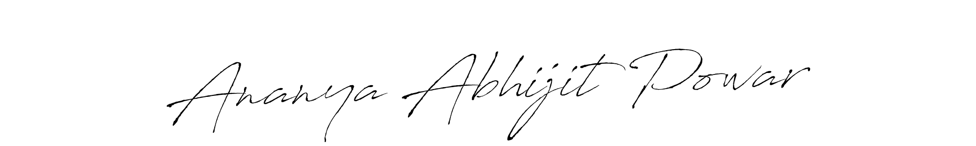 Make a beautiful signature design for name Ananya Abhijit Powar. Use this online signature maker to create a handwritten signature for free. Ananya Abhijit Powar signature style 6 images and pictures png