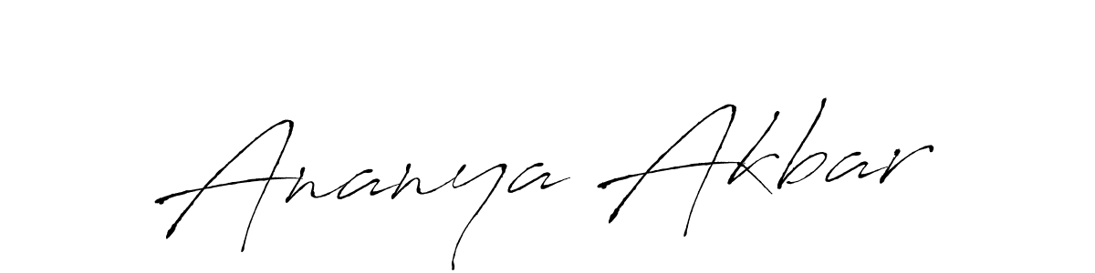 Use a signature maker to create a handwritten signature online. With this signature software, you can design (Antro_Vectra) your own signature for name Ananya Akbar. Ananya Akbar signature style 6 images and pictures png