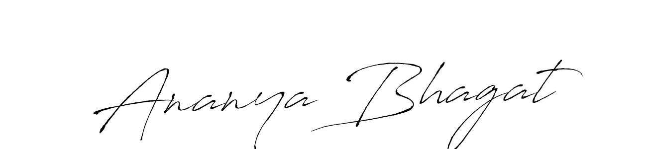 Antro_Vectra is a professional signature style that is perfect for those who want to add a touch of class to their signature. It is also a great choice for those who want to make their signature more unique. Get Ananya Bhagat name to fancy signature for free. Ananya Bhagat signature style 6 images and pictures png