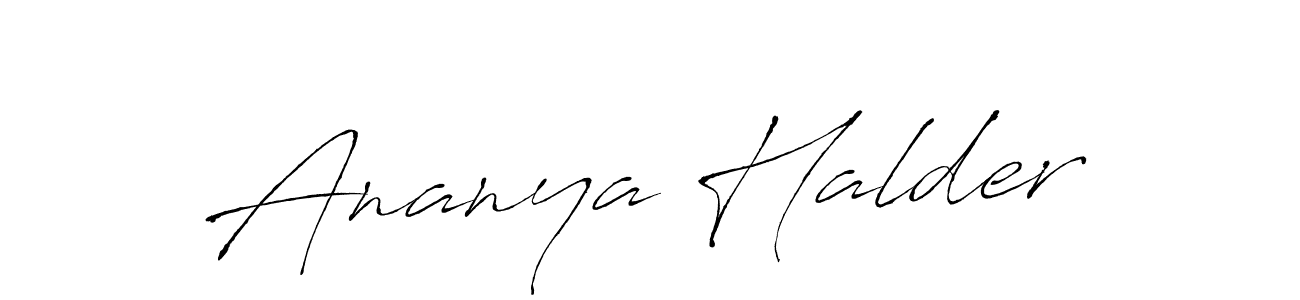 Also we have Ananya Halder name is the best signature style. Create professional handwritten signature collection using Antro_Vectra autograph style. Ananya Halder signature style 6 images and pictures png