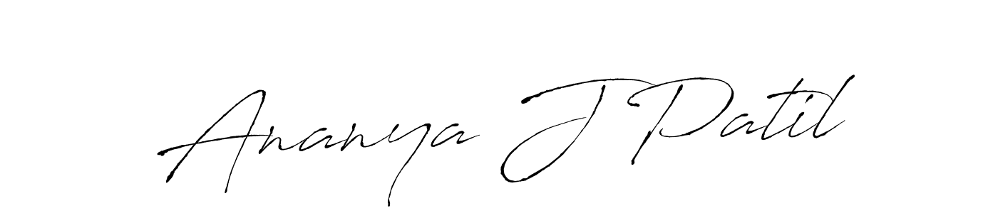 This is the best signature style for the Ananya J Patil name. Also you like these signature font (Antro_Vectra). Mix name signature. Ananya J Patil signature style 6 images and pictures png