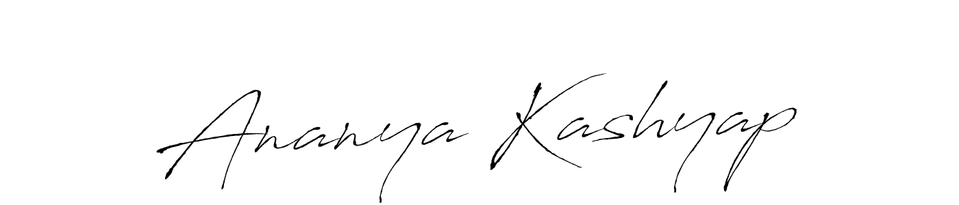 The best way (Antro_Vectra) to make a short signature is to pick only two or three words in your name. The name Ananya Kashyap include a total of six letters. For converting this name. Ananya Kashyap signature style 6 images and pictures png