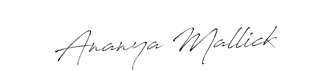 The best way (Antro_Vectra) to make a short signature is to pick only two or three words in your name. The name Ananya Mallick include a total of six letters. For converting this name. Ananya Mallick signature style 6 images and pictures png