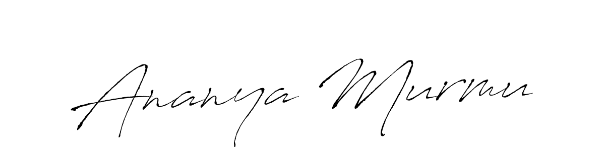 Design your own signature with our free online signature maker. With this signature software, you can create a handwritten (Antro_Vectra) signature for name Ananya Murmu. Ananya Murmu signature style 6 images and pictures png