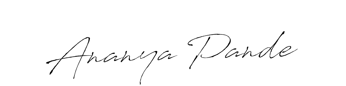 Antro_Vectra is a professional signature style that is perfect for those who want to add a touch of class to their signature. It is also a great choice for those who want to make their signature more unique. Get Ananya Pande name to fancy signature for free. Ananya Pande signature style 6 images and pictures png