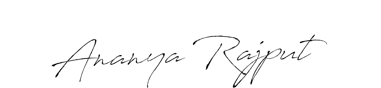 How to make Ananya Rajput signature? Antro_Vectra is a professional autograph style. Create handwritten signature for Ananya Rajput name. Ananya Rajput signature style 6 images and pictures png