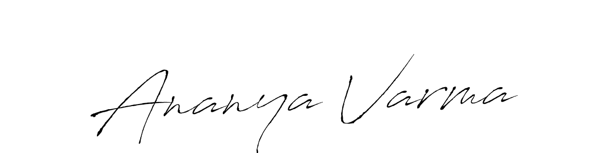 Also we have Ananya Varma name is the best signature style. Create professional handwritten signature collection using Antro_Vectra autograph style. Ananya Varma signature style 6 images and pictures png