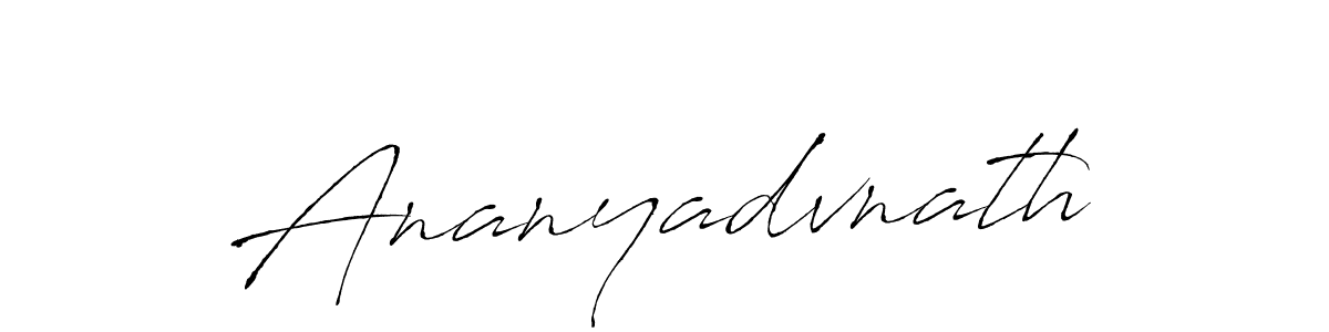Also we have Ananyadvnath name is the best signature style. Create professional handwritten signature collection using Antro_Vectra autograph style. Ananyadvnath signature style 6 images and pictures png