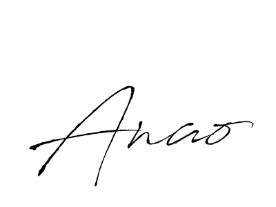 Make a beautiful signature design for name Anao. With this signature (Antro_Vectra) style, you can create a handwritten signature for free. Anao signature style 6 images and pictures png