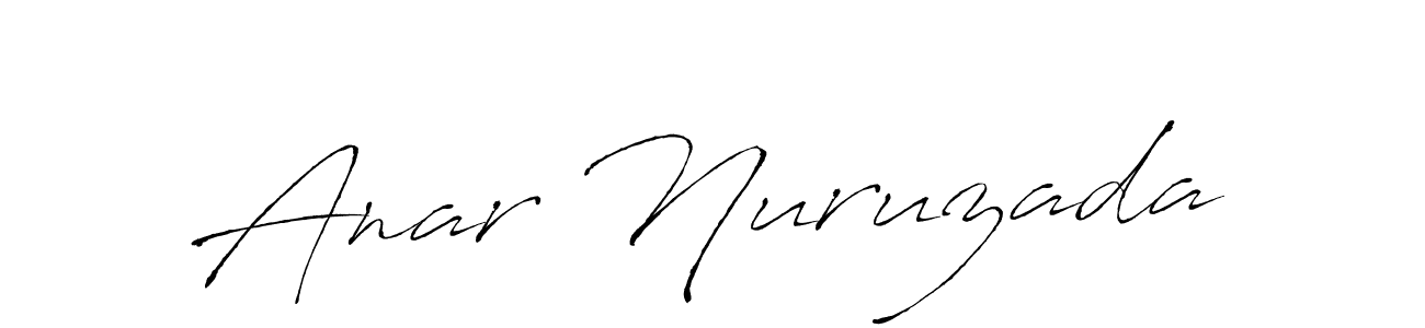 Make a beautiful signature design for name Anar Nuruzada. With this signature (Antro_Vectra) style, you can create a handwritten signature for free. Anar Nuruzada signature style 6 images and pictures png