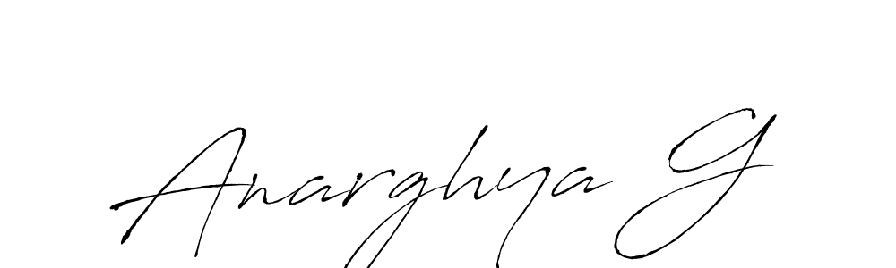 Make a short Anarghya G signature style. Manage your documents anywhere anytime using Antro_Vectra. Create and add eSignatures, submit forms, share and send files easily. Anarghya G signature style 6 images and pictures png