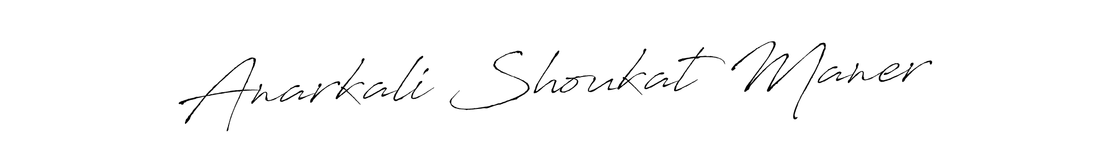 Use a signature maker to create a handwritten signature online. With this signature software, you can design (Antro_Vectra) your own signature for name Anarkali Shoukat Maner. Anarkali Shoukat Maner signature style 6 images and pictures png