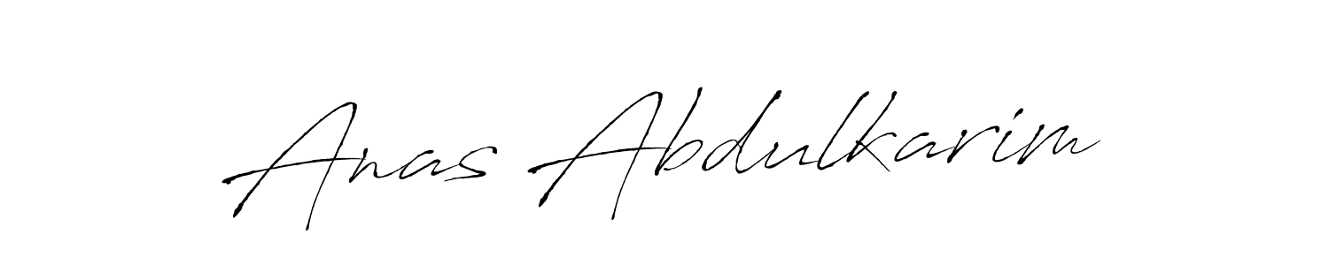 Design your own signature with our free online signature maker. With this signature software, you can create a handwritten (Antro_Vectra) signature for name Anas Abdulkarim. Anas Abdulkarim signature style 6 images and pictures png