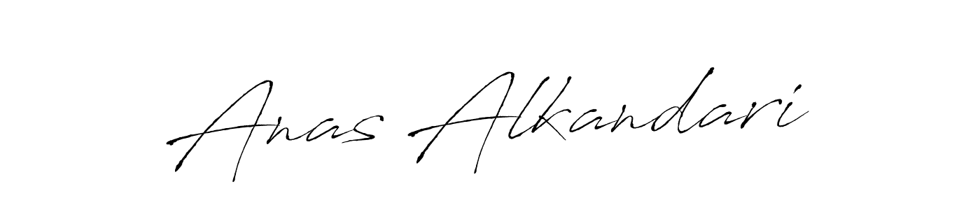 Make a beautiful signature design for name Anas Alkandari. With this signature (Antro_Vectra) style, you can create a handwritten signature for free. Anas Alkandari signature style 6 images and pictures png