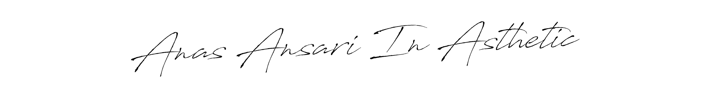 How to make Anas Ansari In Asthetic signature? Antro_Vectra is a professional autograph style. Create handwritten signature for Anas Ansari In Asthetic name. Anas Ansari In Asthetic signature style 6 images and pictures png