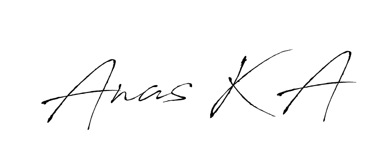 You should practise on your own different ways (Antro_Vectra) to write your name (Anas K A) in signature. don't let someone else do it for you. Anas K A signature style 6 images and pictures png