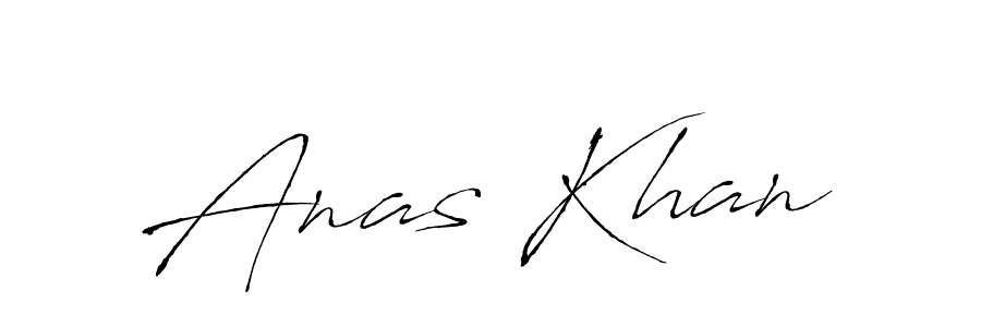 Create a beautiful signature design for name Anas Khan. With this signature (Antro_Vectra) fonts, you can make a handwritten signature for free. Anas Khan signature style 6 images and pictures png