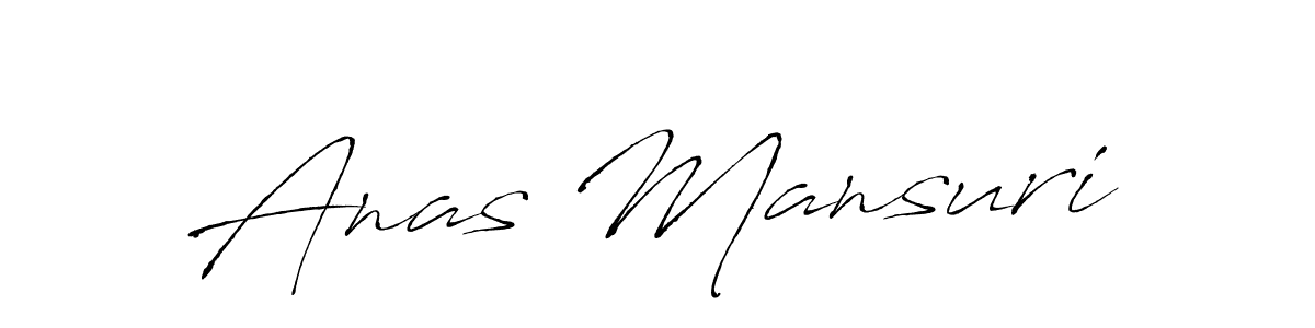 Create a beautiful signature design for name Anas Mansuri. With this signature (Antro_Vectra) fonts, you can make a handwritten signature for free. Anas Mansuri signature style 6 images and pictures png