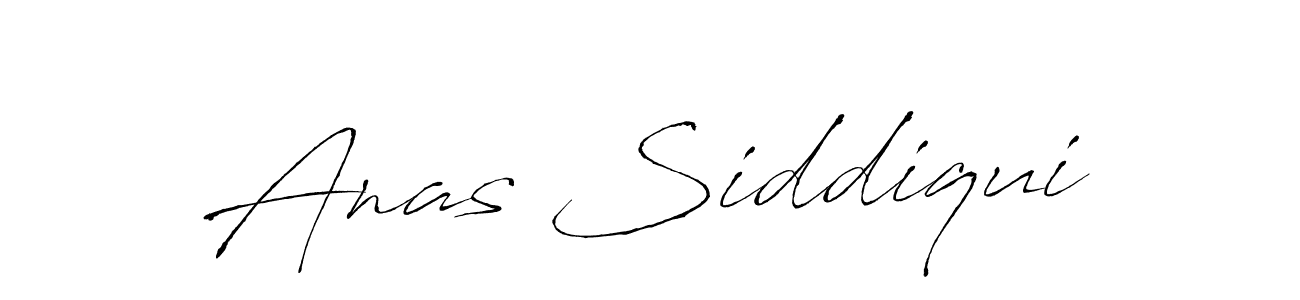 Make a beautiful signature design for name Anas Siddiqui. With this signature (Antro_Vectra) style, you can create a handwritten signature for free. Anas Siddiqui signature style 6 images and pictures png