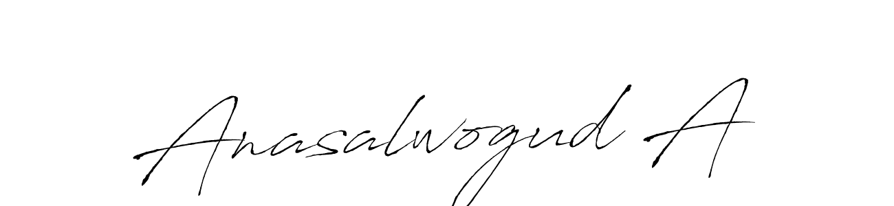 Anasalwogud A stylish signature style. Best Handwritten Sign (Antro_Vectra) for my name. Handwritten Signature Collection Ideas for my name Anasalwogud A. Anasalwogud A signature style 6 images and pictures png