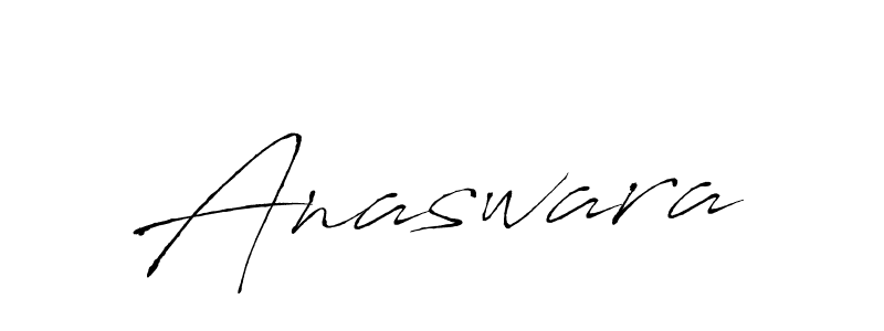 Anaswara stylish signature style. Best Handwritten Sign (Antro_Vectra) for my name. Handwritten Signature Collection Ideas for my name Anaswara. Anaswara signature style 6 images and pictures png