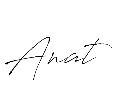 You should practise on your own different ways (Antro_Vectra) to write your name (Anat) in signature. don't let someone else do it for you. Anat signature style 6 images and pictures png