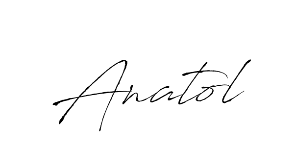 Anatol stylish signature style. Best Handwritten Sign (Antro_Vectra) for my name. Handwritten Signature Collection Ideas for my name Anatol. Anatol signature style 6 images and pictures png