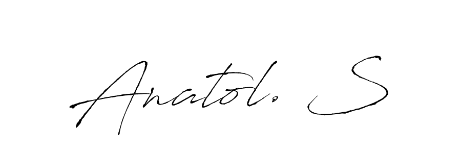 You can use this online signature creator to create a handwritten signature for the name Anatol. S. This is the best online autograph maker. Anatol. S signature style 6 images and pictures png