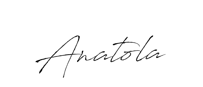 Also we have Anatola name is the best signature style. Create professional handwritten signature collection using Antro_Vectra autograph style. Anatola signature style 6 images and pictures png