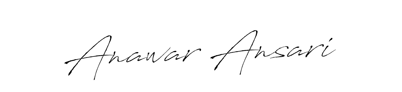 Make a beautiful signature design for name Anawar Ansari. Use this online signature maker to create a handwritten signature for free. Anawar Ansari signature style 6 images and pictures png