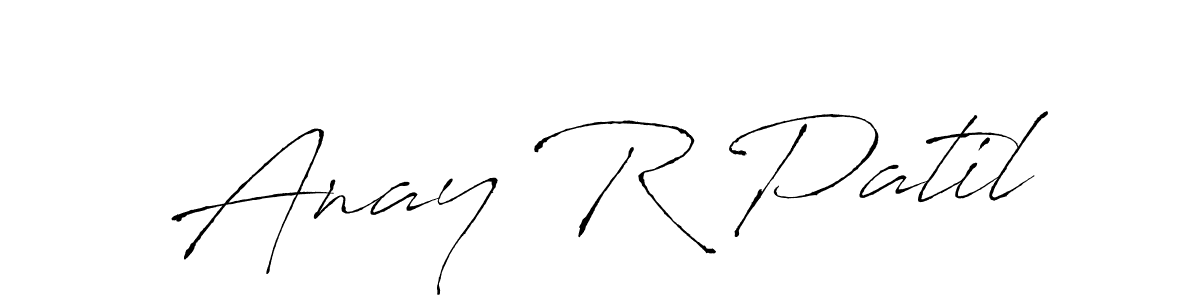 You should practise on your own different ways (Antro_Vectra) to write your name (Anay R Patil) in signature. don't let someone else do it for you. Anay R Patil signature style 6 images and pictures png